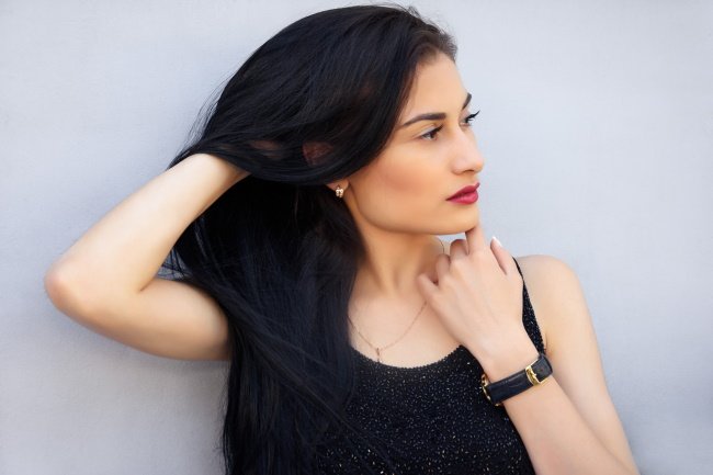 Холодный и теплый подтон кожи и черный цвет  волос