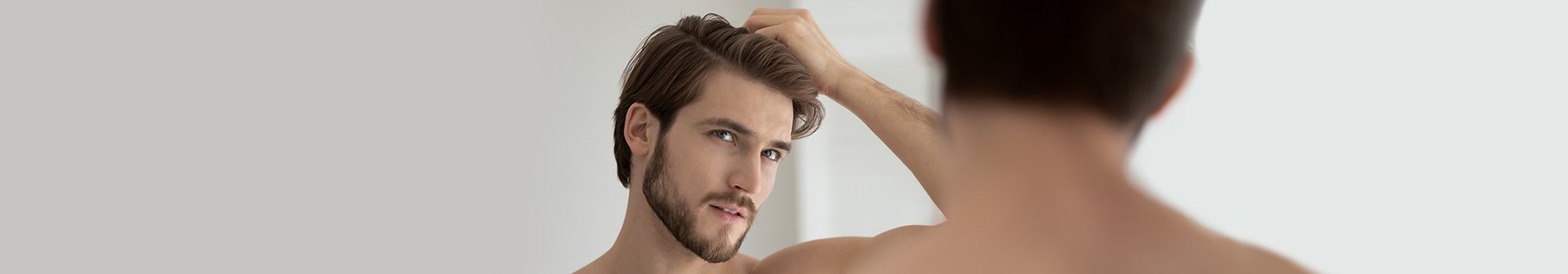 Длинные волосы у мужчины