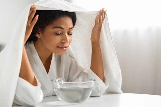 Метод распаривания кожи лица дома