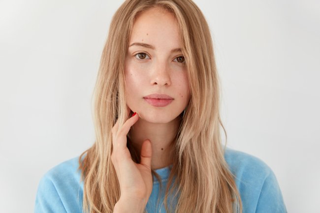 контуринг блонд фото