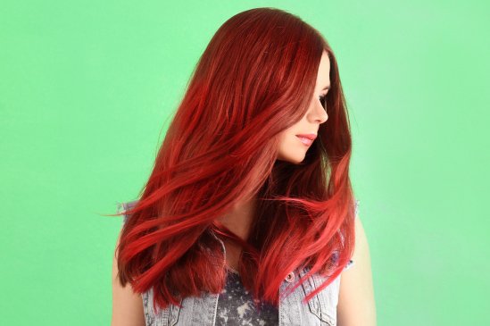 красные волосы