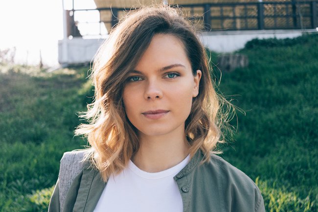 Скрытое окрашивание на короткие волосы