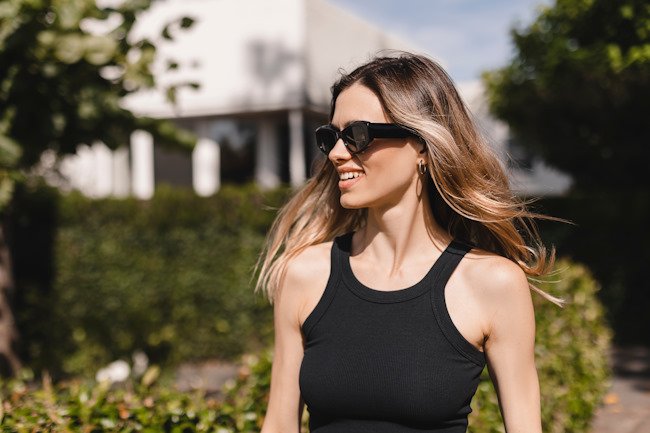 Вариант окрашивания волос в пепельный блонд