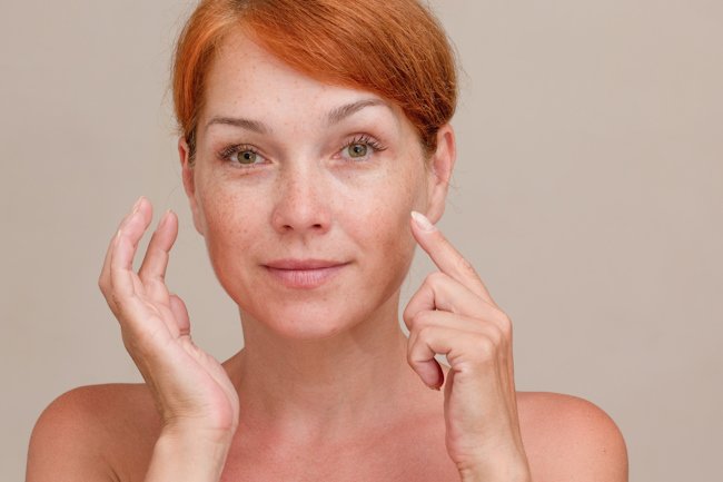 загар на возрастной коже