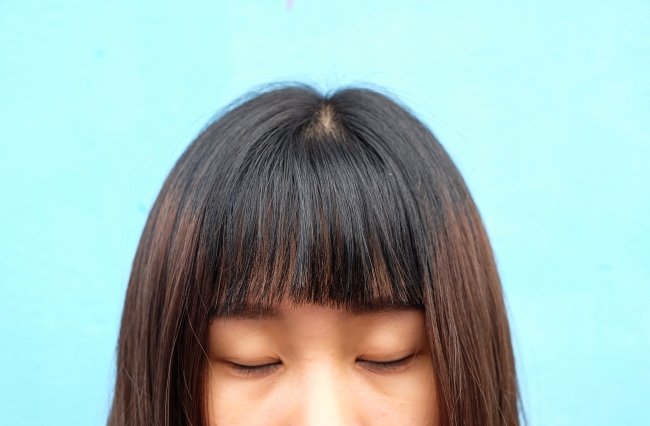 Стрижки с челкой