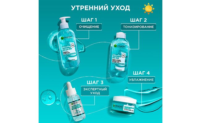  Средства для ухода за лицом с гиалуроновой кислотой от Garnier
