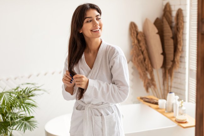 как наносить сыворотку для волос