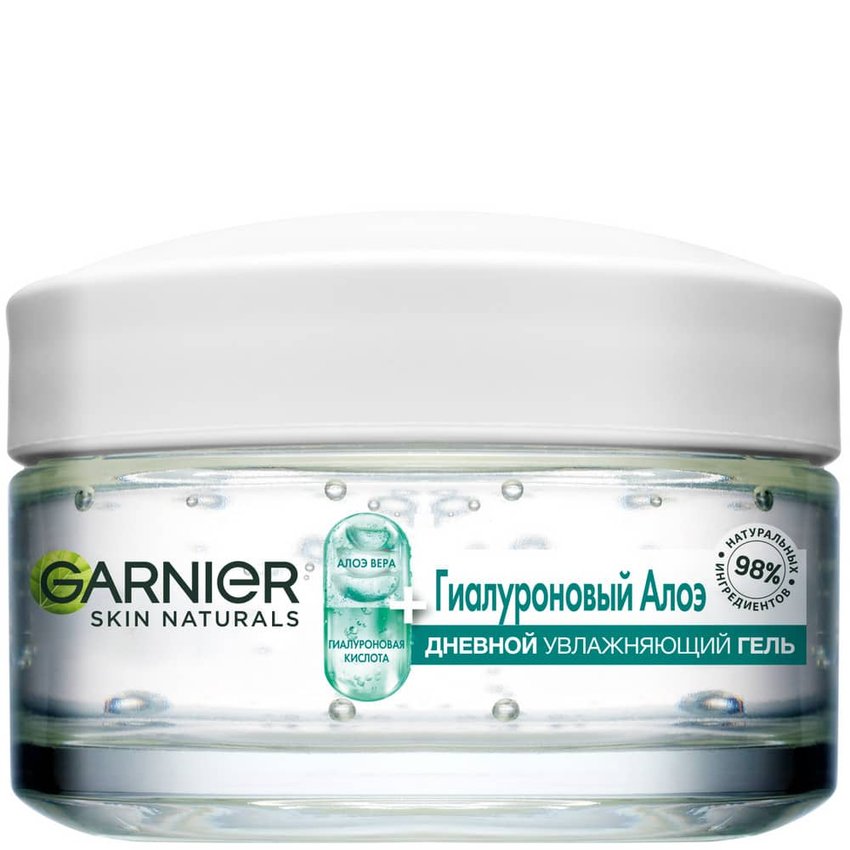 Купить Гиалуроновый Алоэ-гель Garnier дневной для лица увлажняющий