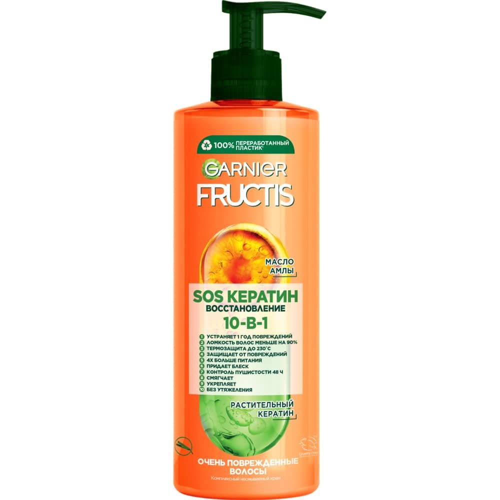 Fructis 10 в 1 SOS Спасатель Garnier [несмываемый крем для волос]: отзывы