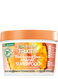 Маска 3в1 для длинных и тусклых волос с ананасом SuperFood