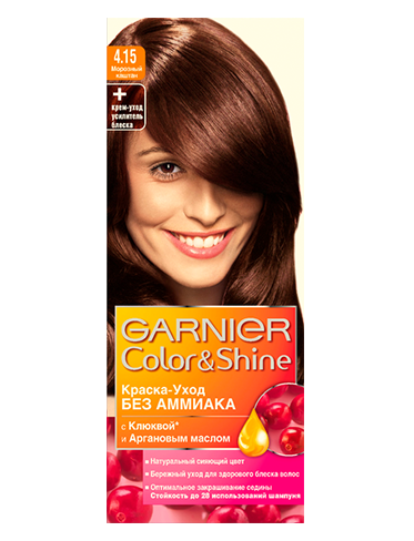 Краска для волос Garnier Color&Shine	4.15 Морозный каштан