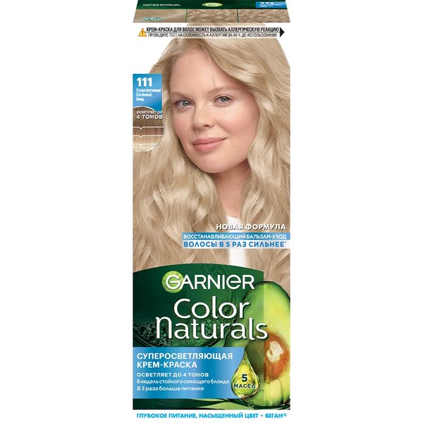 Garnier [111 Платиновый блонд] Краска для волос Color Naturals: отзывы
