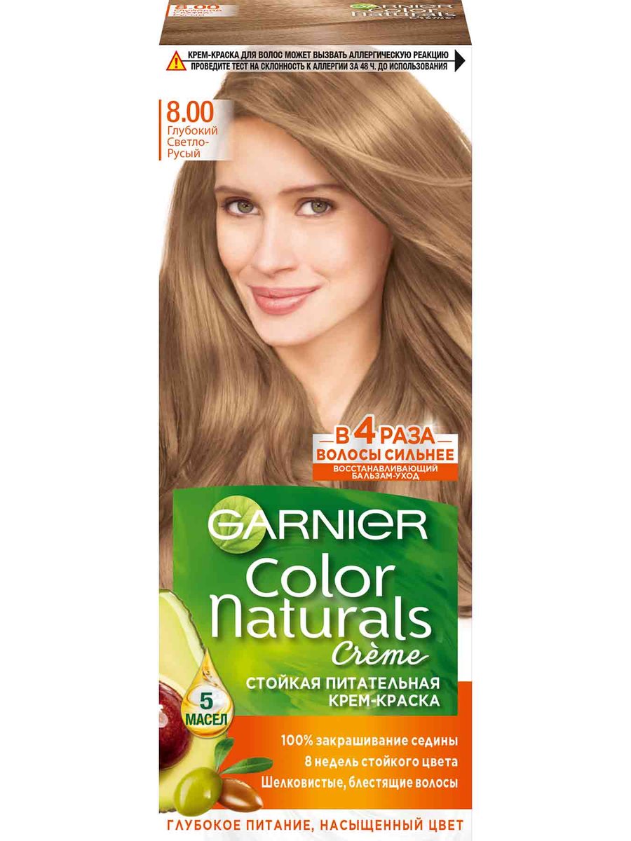 Краска для волос 8.00 Глубокий Светло-Русый Garnier – где купить