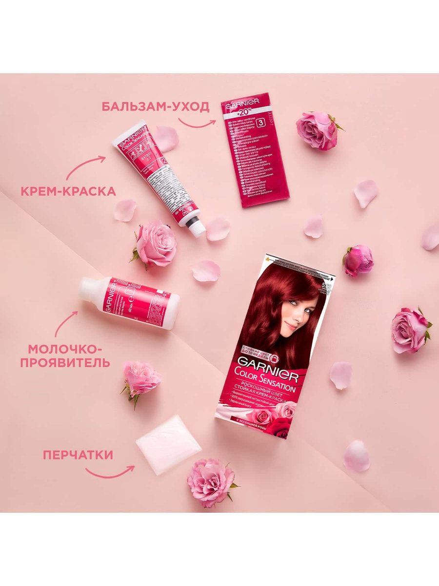 Краска для волос 901 - Серебристый Блонд Color Sensation Garnier